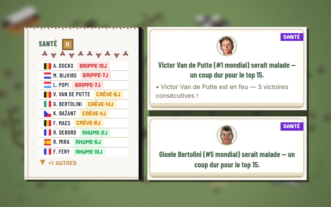 Santé et blessures